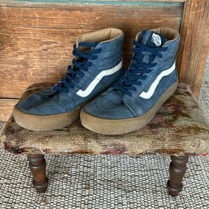 High top suede Van’s shoes